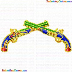 Guns 38 Embroidery Design