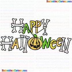 Halloween 36 Embroidery Design