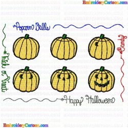 Halloween 60 Embroidery Design