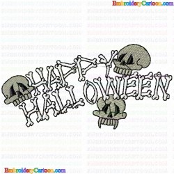 Halloween 67 Embroidery Design