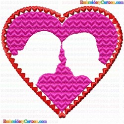 Hearts 105 Embroidery Design