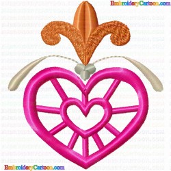 Hearts 109 Embroidery Design