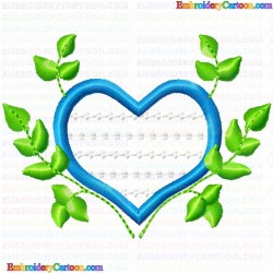 Hearts 110 Embroidery Design