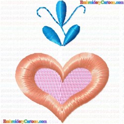 Hearts 113 Embroidery Design