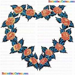 Hearts 123 Embroidery Design