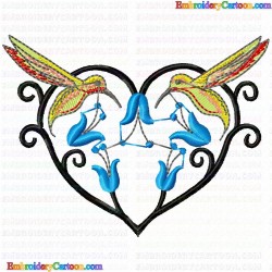 Hearts 134 Embroidery Design