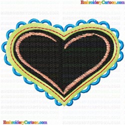 Hearts 137 Embroidery Design