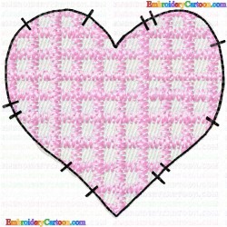 Hearts 13 Embroidery Design