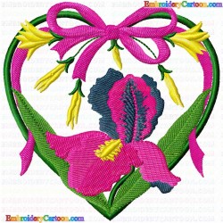 Hearts 141 Embroidery Design