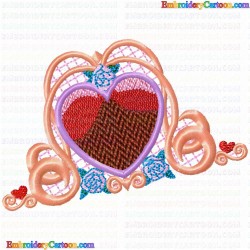 Hearts 150 Embroidery Design