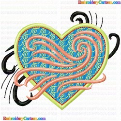 Hearts 155 Embroidery Design