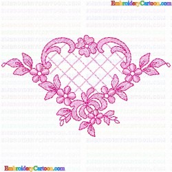 Hearts 158 Embroidery Design