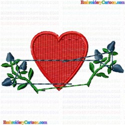 Hearts 18 Embroidery Design