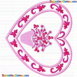 Hearts 23 Embroidery Design