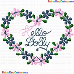 Hearts 25 Embroidery Design