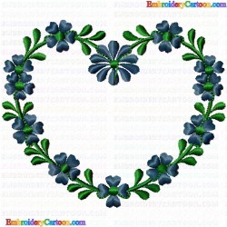 Hearts 26 Embroidery Design