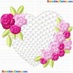 Hearts 2 Embroidery Design