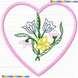 Hearts 34 Embroidery Design