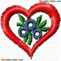 Hearts 35 Embroidery Design