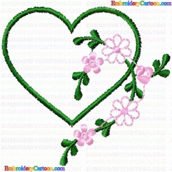 Hearts 36 Embroidery Design