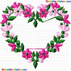 Hearts 37 Embroidery Design