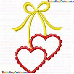 Hearts 38 Embroidery Design