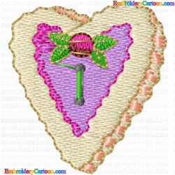 Hearts 44 Embroidery Design