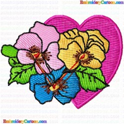 Hearts 49 Embroidery Design