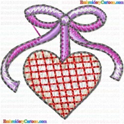 Hearts 56 Embroidery Design