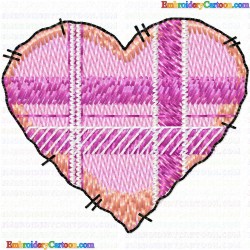 Hearts 60 Embroidery Design