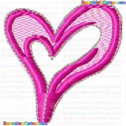 Hearts 67 Embroidery Design