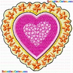 Hearts 77 Embroidery Design