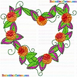 Hearts 79 Embroidery Design