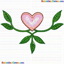 Hearts 84 Embroidery Design