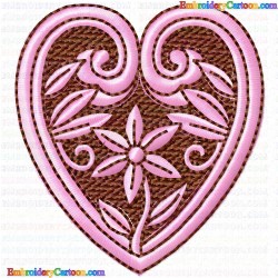 Hearts 87 Embroidery Design