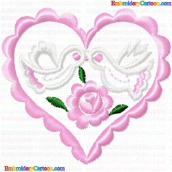 Hearts 8 Embroidery Design