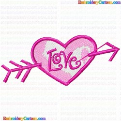 Hearts 90 Embroidery Design