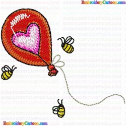 Hearts 95 Embroidery Design