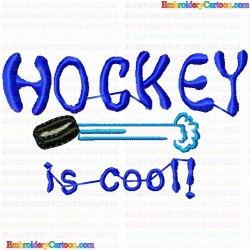 Hockey 10 Embroidery Design