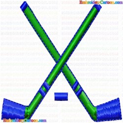 Hockey 11 Embroidery Design