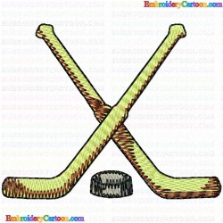 Hockey 18 Embroidery Design