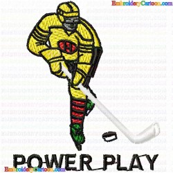 Hockey 29 Embroidery Design