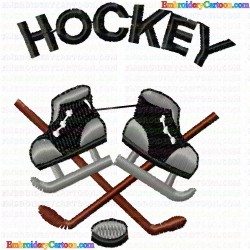 Hockey 31 Embroidery Design