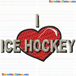 Hockey 36 Embroidery Design