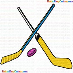 Hockey 38 Embroidery Design