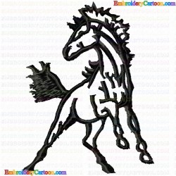 Horses 10 Embroidery Design