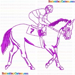 Horses 124 Embroidery Design