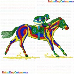 Horses 127 Embroidery Design