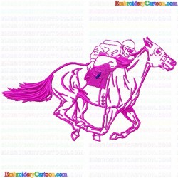 Horses 132 Embroidery Design