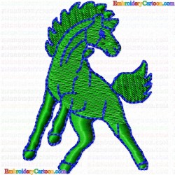 Horses 138 Embroidery Design